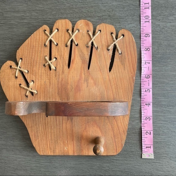 Unique Fun Wooden Baseball Organizer - Picture 7 of 8